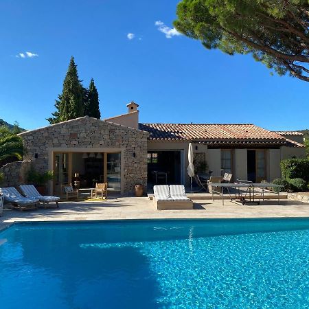 Lovely "Provence" Villa With Sea View, Private Heated Pool, Airco And Beautiful Garden Grimaud Eksteriør bilde