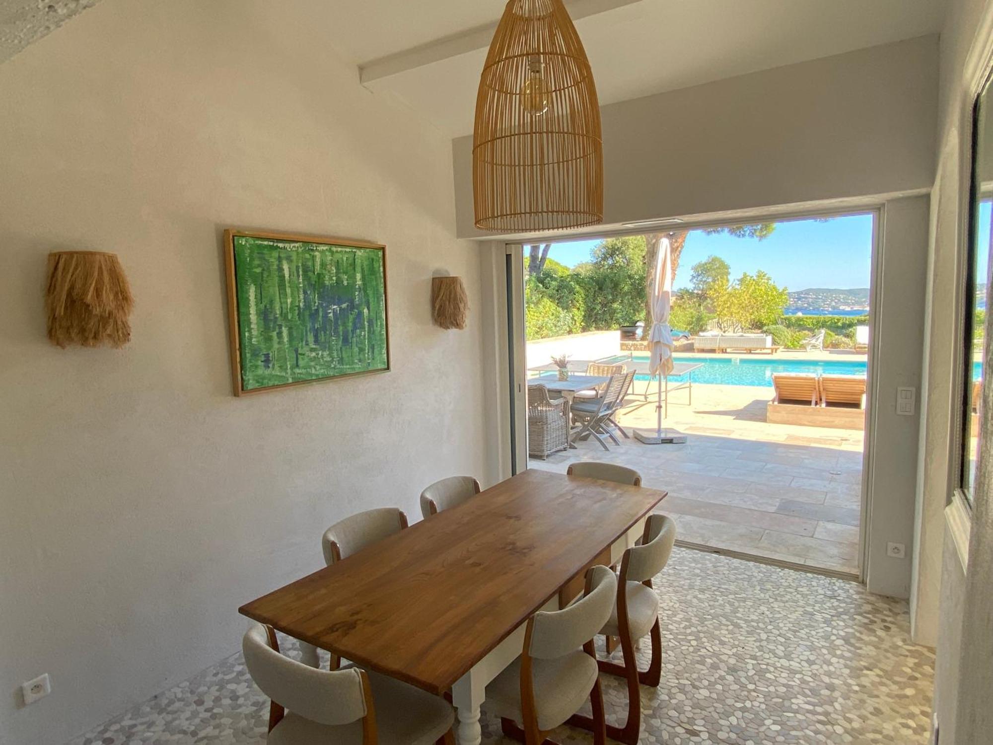 Lovely "Provence" Villa With Sea View, Private Heated Pool, Airco And Beautiful Garden Grimaud Eksteriør bilde