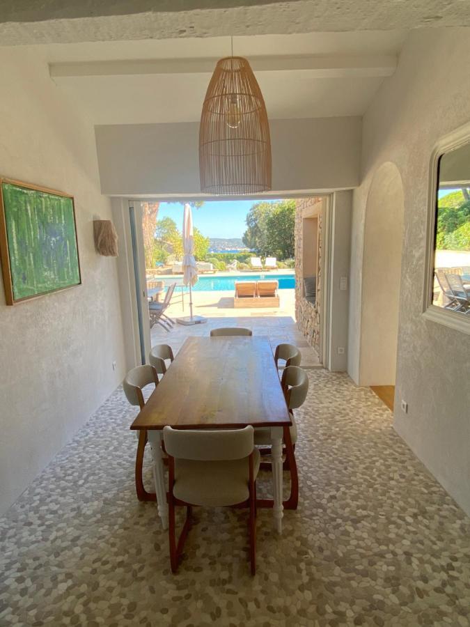 Lovely "Provence" Villa With Sea View, Private Heated Pool, Airco And Beautiful Garden Grimaud Eksteriør bilde