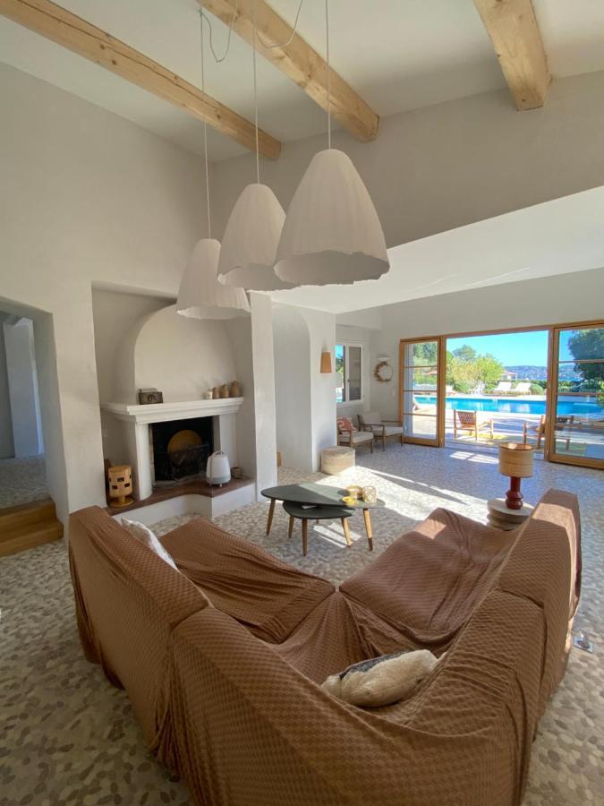 Lovely "Provence" Villa With Sea View, Private Heated Pool, Airco And Beautiful Garden Grimaud Eksteriør bilde